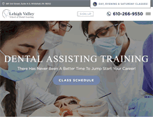 Tablet Screenshot of learndentalassisting.net